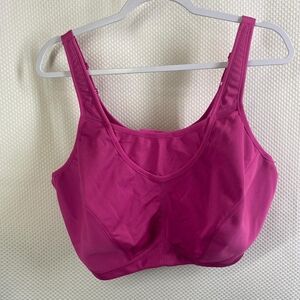 Glamorise Plus Size 50C Magenta Pink High Impact Sports Bra